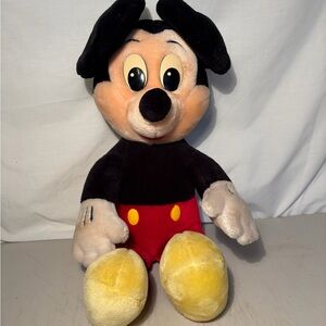 Vintage Mickey Mouse plush stuffed toy